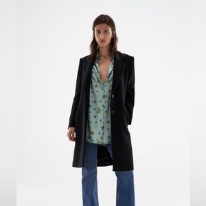 Print woman button down satin effect shirt